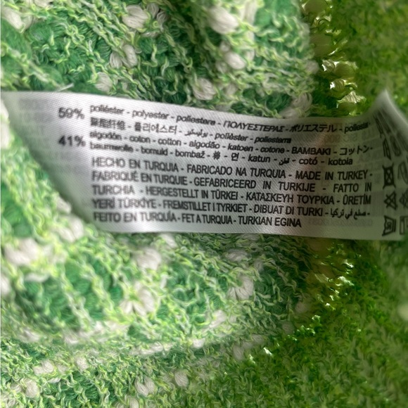 ZARA Frayed Crop Sweater - Picture 9 of 14